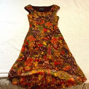 Connected Apparel High Low Vintage ‘90’s Floral Dress, size M